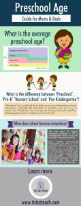 What is the average age to go to preschool?