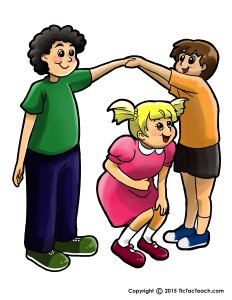 Children playing London Bridge - TicTacTeach