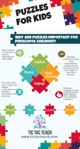 Puzzles for Kids Infographic - Tic Tac Teach