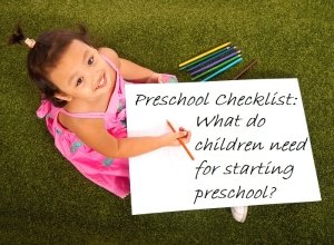 Preschool Checklist - TicTacTeach