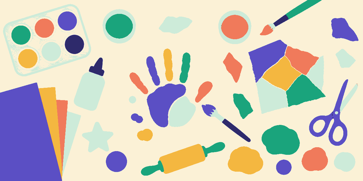 Preschool arts and crafts supplies